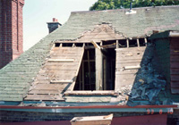 Old Dormer Demolition - Architect's Home - Toronto, Ontario