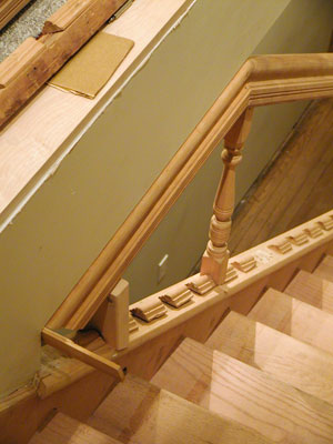WFHStair005A - Installation of Handrail