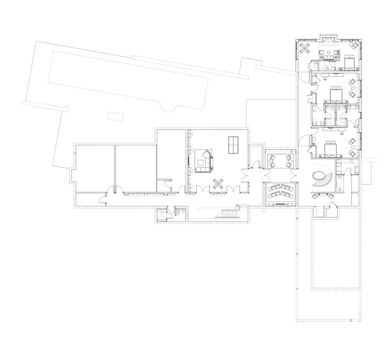Hill House - Basement Floor Plan